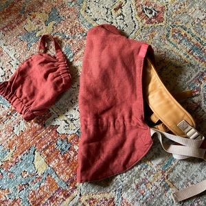 Sakura Bloom ONBUHIMO Carrier Linen Leather